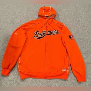 Baltimore Orioles hooded sherpa lined jacket. Men’s XL